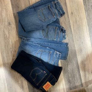 Levi and cat & jack boys jeans size 12
